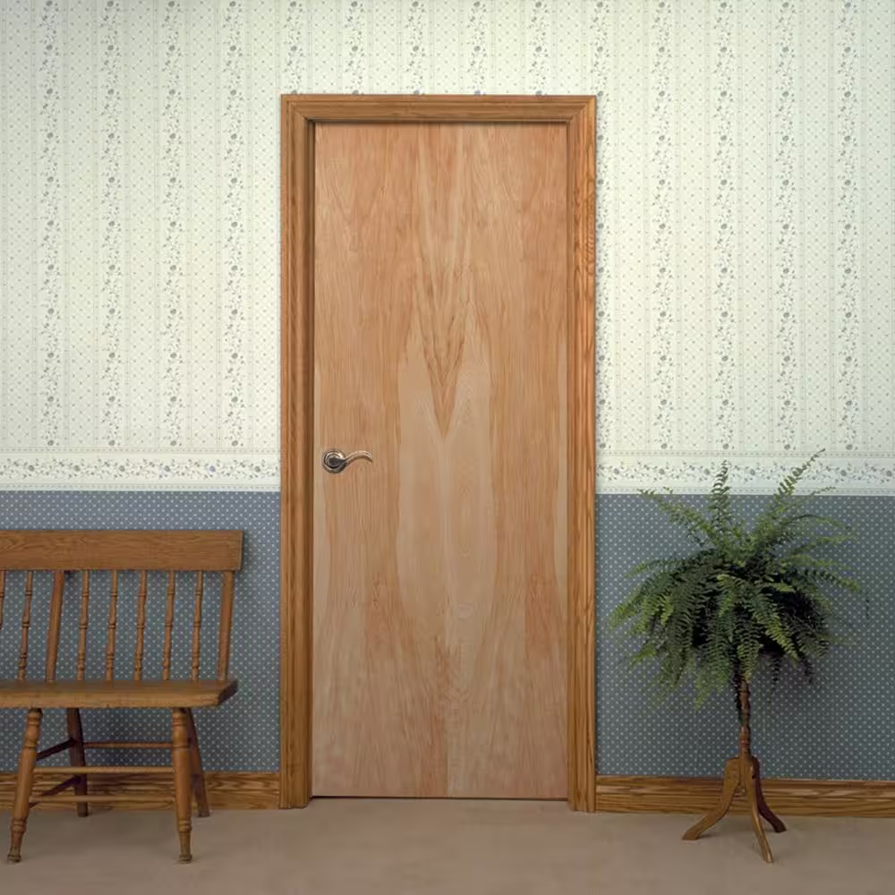Masonite 30 in. x 78 in. Smooth Flush Hardwood Hollow Core Unfinished Composite Interior Door Slab