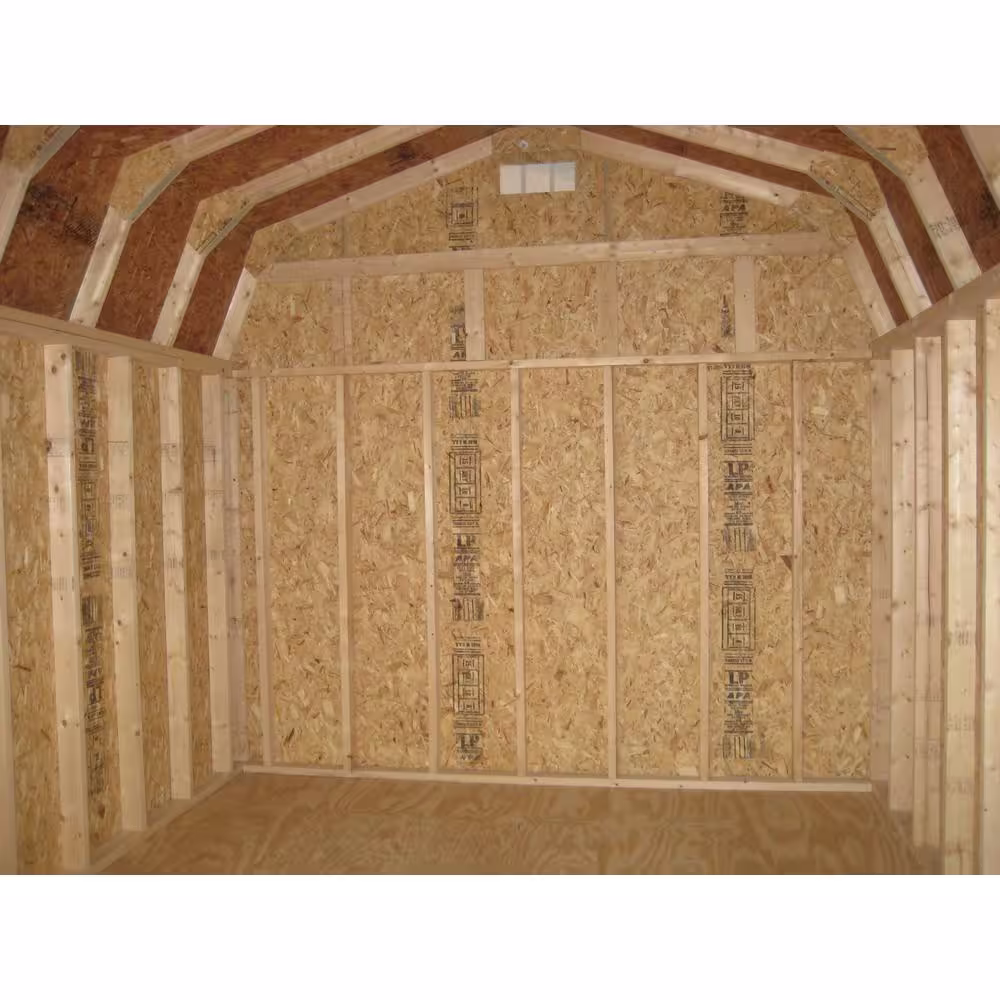 LITTLE COTTAGE CO. Classic Gambrel 10 ft. x 20 ft. Wood Storage Building DIY Kit with 6 ft. Sidewalls with Floor