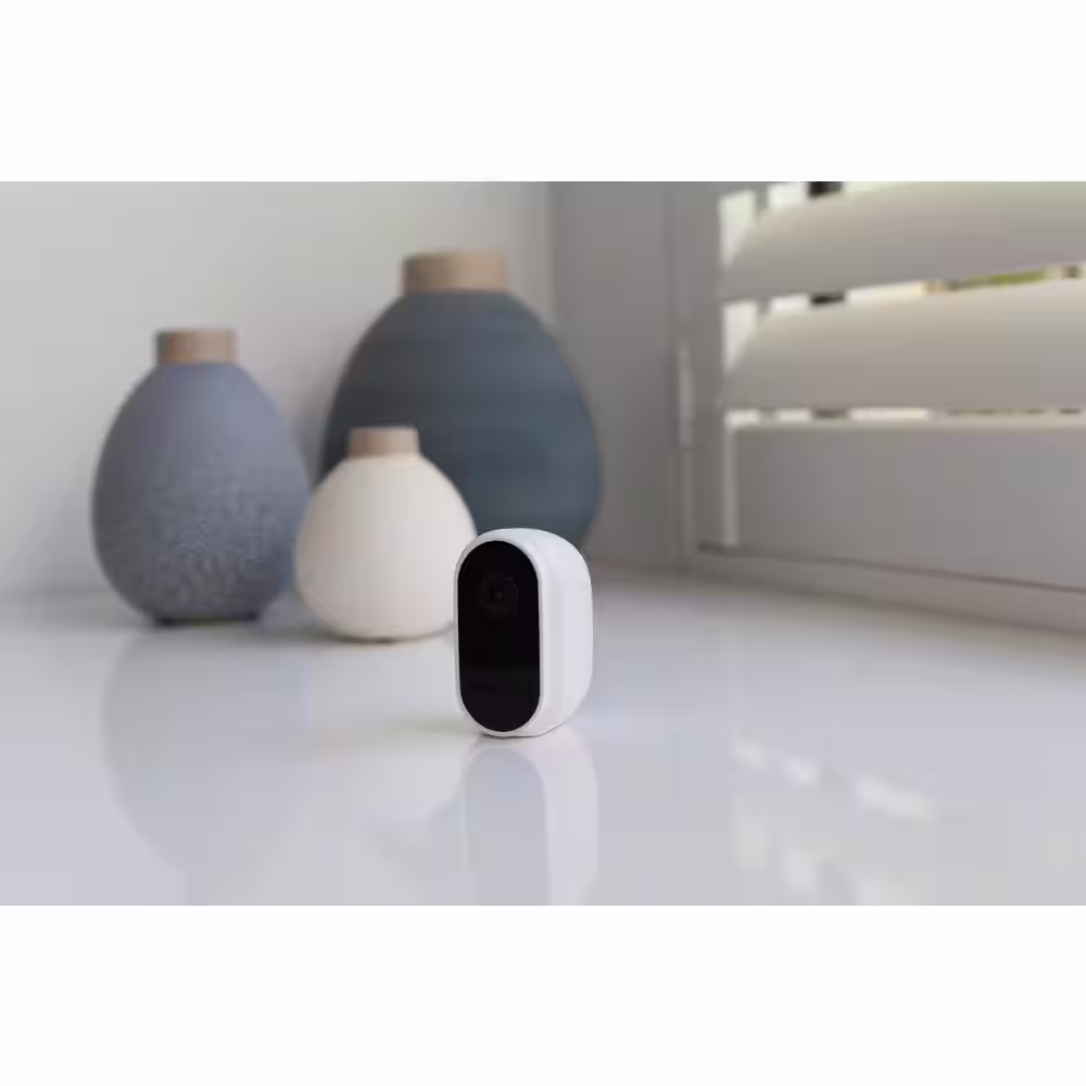 Swann Refurbished Wire-Free Cam Battery Wireless Indoor/Outdoor Standard Security Camera with Face Recognition, White (4-Pack)