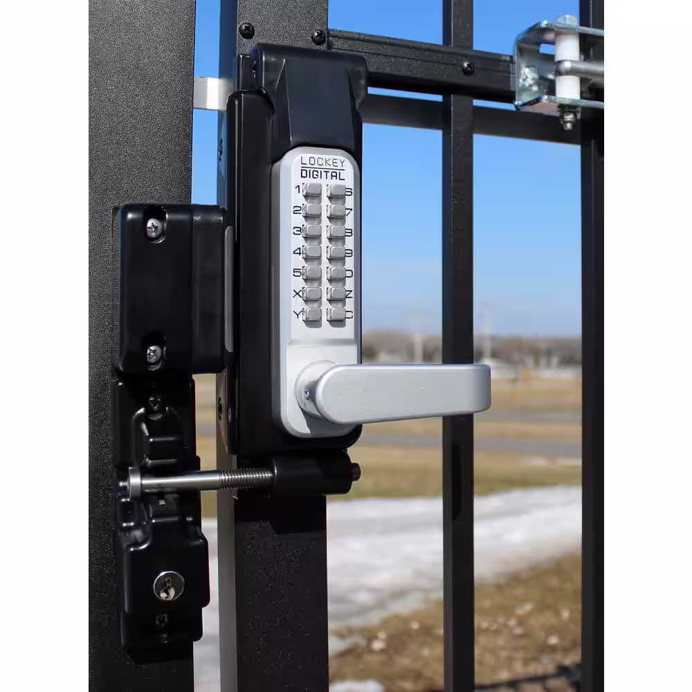 None SUMO GL2 Satin Chrome/Marine Grade Surface Mount Gate Lock