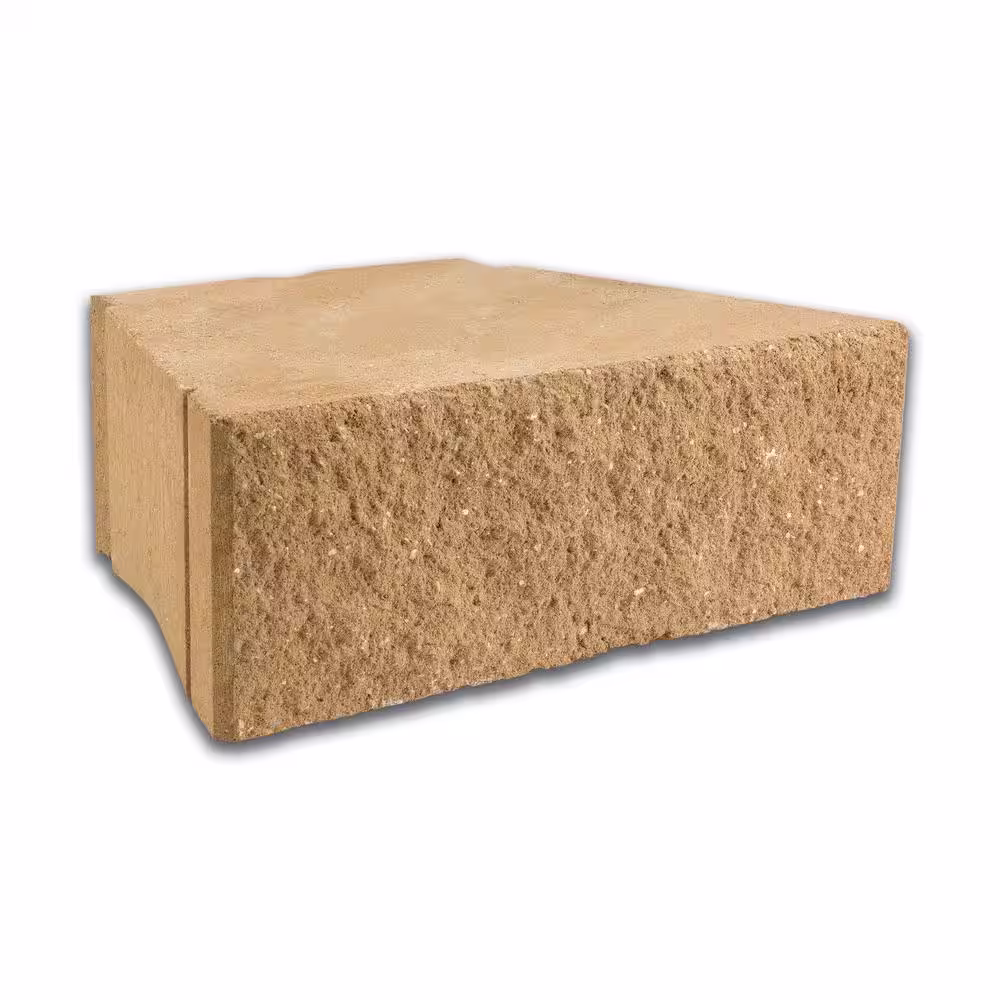Rockwood Retaining Walls Sapphire 6 in. H x 17.25 in. W x 12 in. D Beechwood Concrete Retaining Wall Block (27-Pieces/20.25 sq. ft./Pallet)