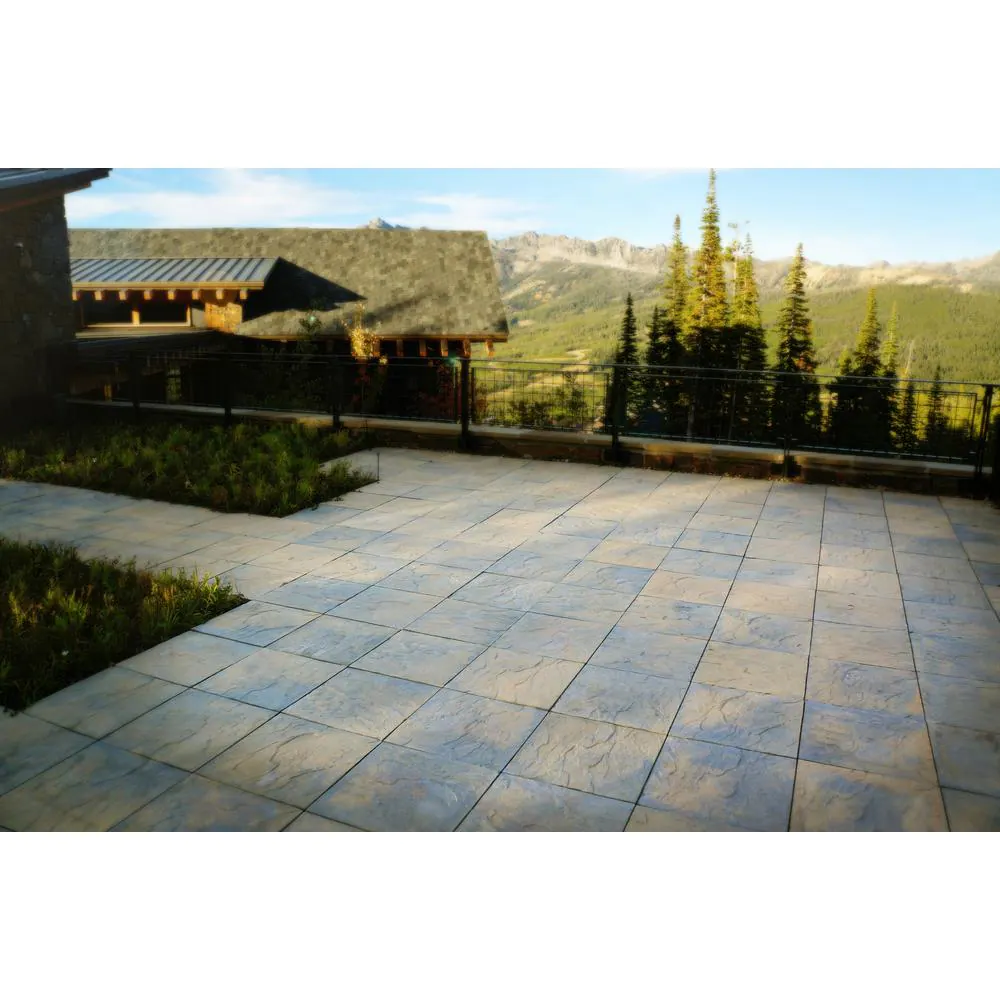 Nantucket Pavers Yorkstone 6 in. x 6 in. x 1.5 in. Multi-Color Concrete Paver Sample Box (3-Pieces)