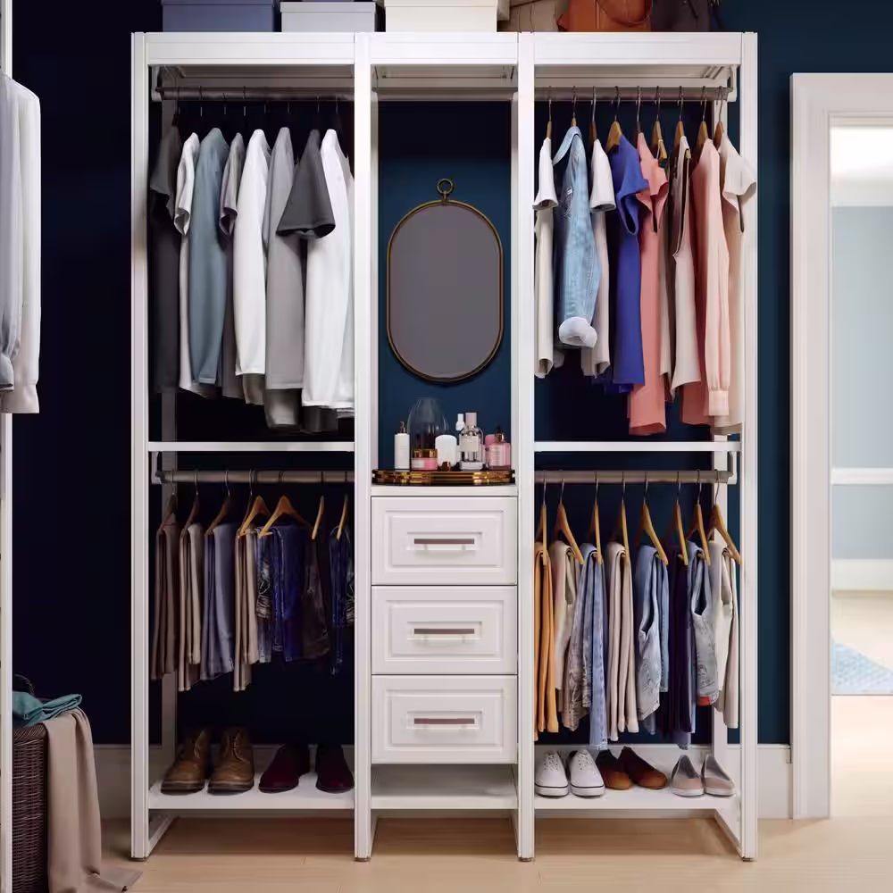 CLOSETS By LIBERTY 18 in. Customizable Closet Organization System Deep Wood Drawer