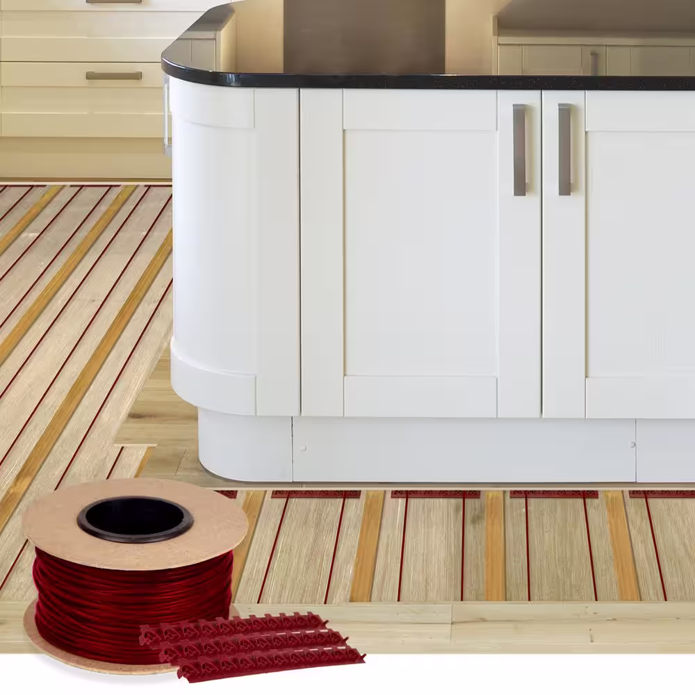 WarmlyYours TempZone 50 ft. Cable System with Touch Screen Thermostat and Electrical Rough In Kit (Covers 12.5 sq. ft.)