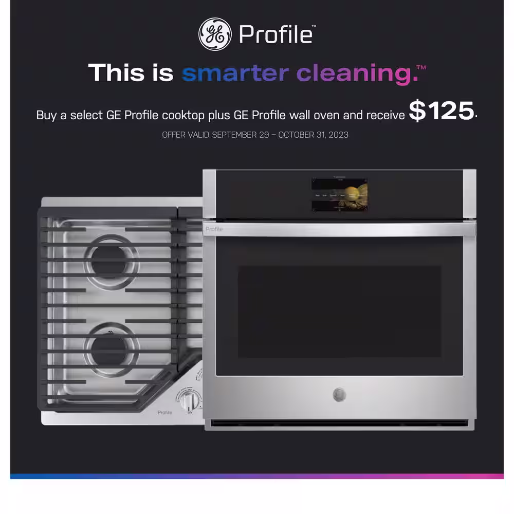 GE Profile Profile 30 in. Smart Single Electric Wall Oven with Convection and Self-Clean in Stainless Steel