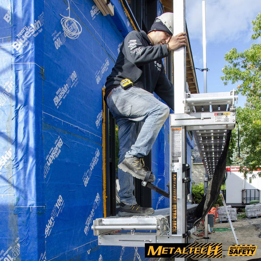 MetalTech Ultra-Jack 6 ft. Aluminum Pole for the Ultra-Jack Aluminum Scaffolding System