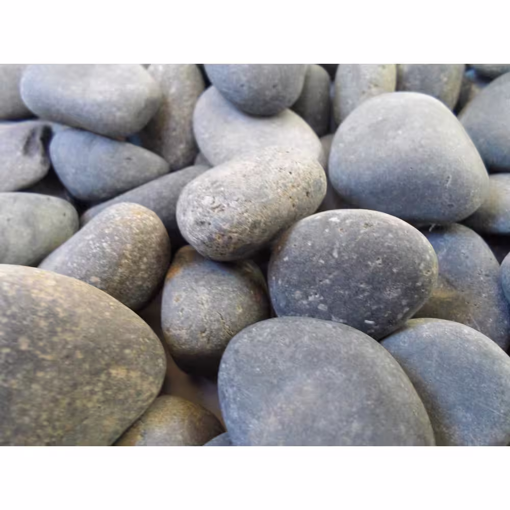 None Rock Ranch 0.25 cu. ft. 20 lbs. 1/2 in. to 1 in. Black Mexican Beach Pebble (40-Bag 10 cu. Ft. 800 lbs. Pallet)
