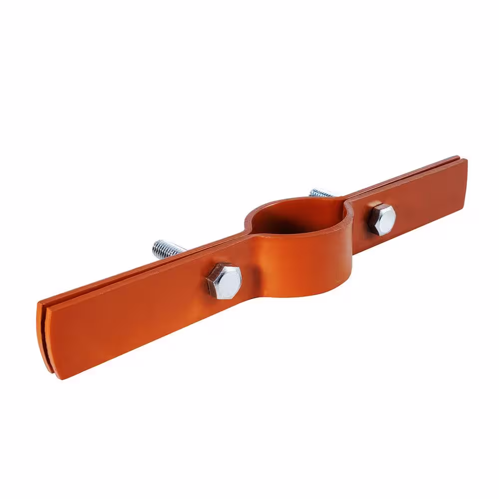 The Plumber's Choice 2-1/2 in. Riser Clamp in Copper Epoxy Coated Steel