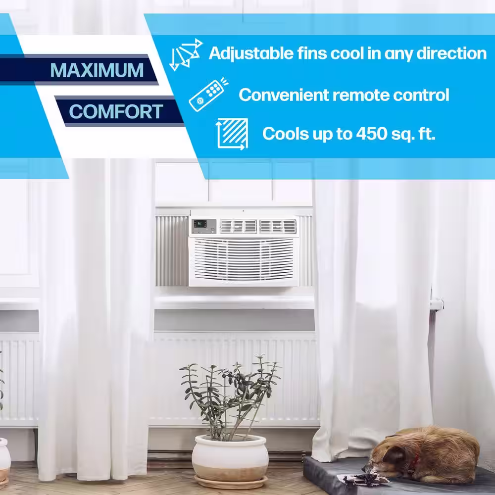 Arctic Wind 10000 BTU Electronic Window Air Conditioner in White