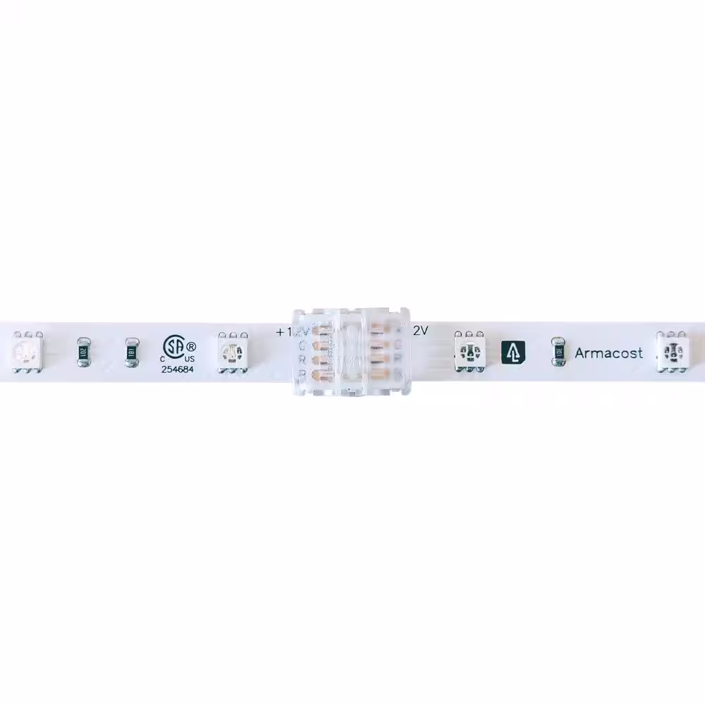 Armacost Lighting WireGrip Tape-to-Tape Splice Connector for RGB Tape Light (6-Pack)