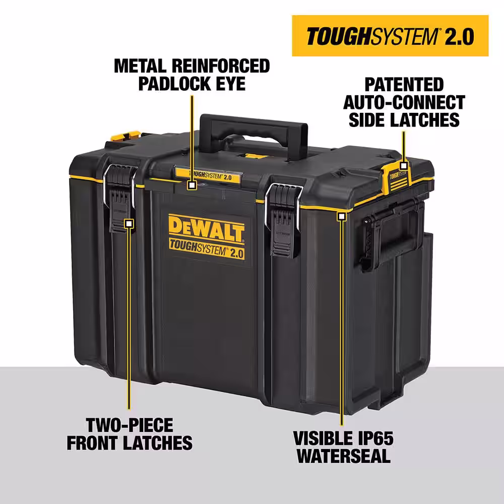 DEWALT Toughsystem 2.0 22 in. Extra Large Tool Box and 2.0 Small Tool Box
