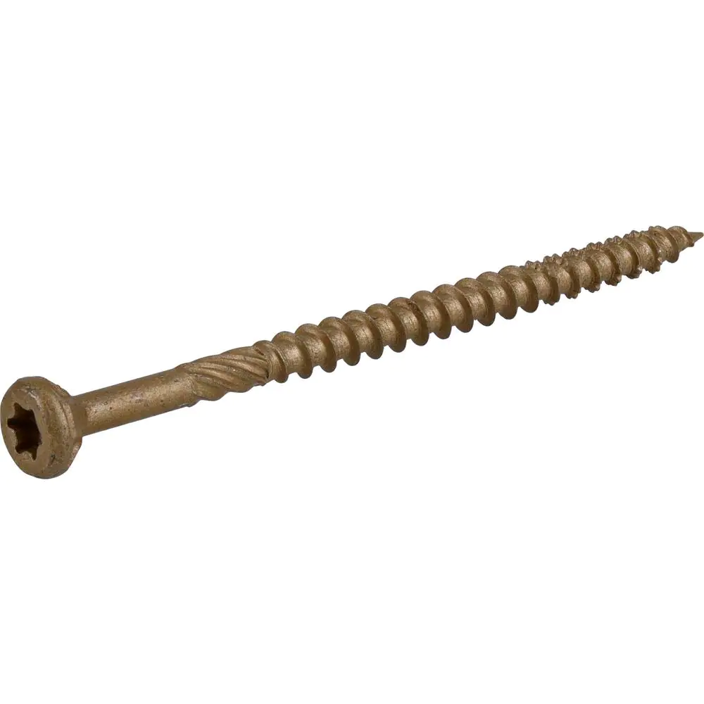 Everbilt #9 x 3 in. Star Drive Flat Head Exterior Wood Screws 5 lb.-Box (417-Piece)