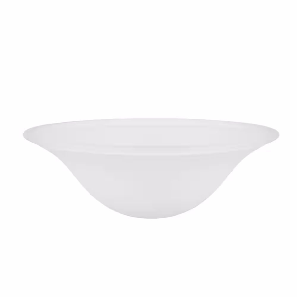 None 5-1/2 in. Frosted Torchiere Replacement Glass Shade