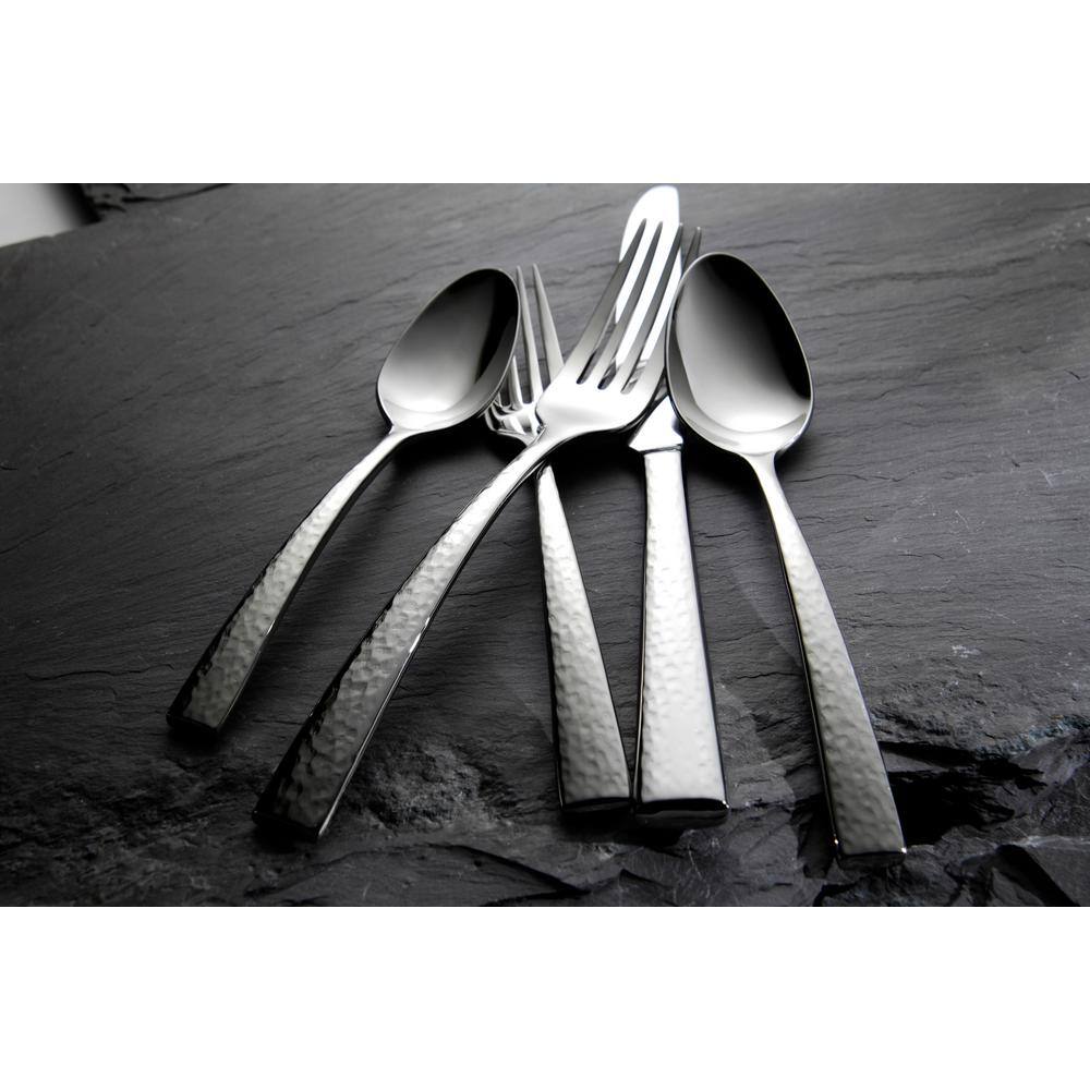 Oneida Chef's Table Hammered 18/0 Stainless Steel Coffee Spoons (Set of 12)