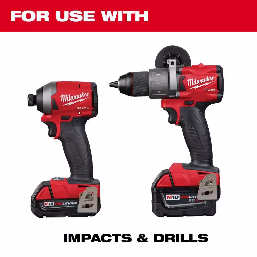 Milwaukee SHOCKWAVE Impact Duty Alloy Steel Drill and Screw Driver Bit Set and Titanium Drill Bit Set (123-Piece)