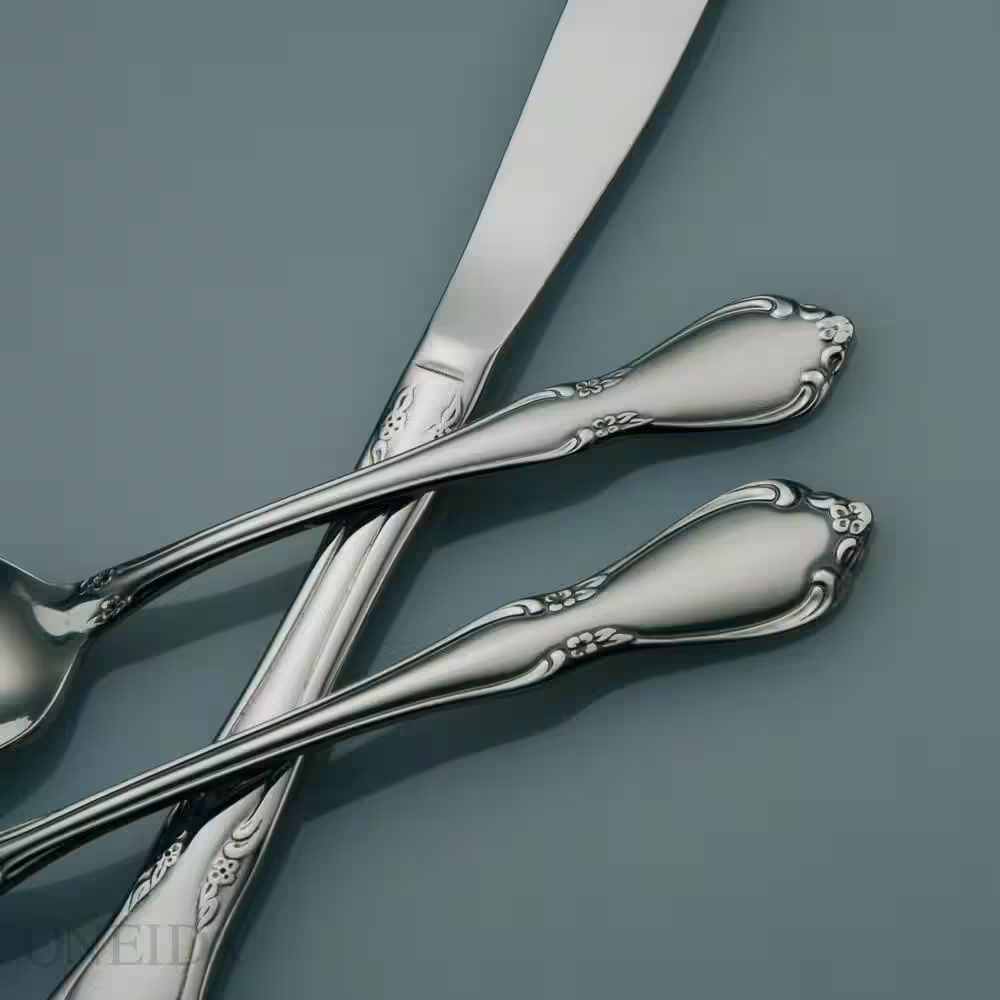 Oneida Chateau 18/8 Stainless Steel Oval Bowl Soup/Dessert Spoons (Set of 36)