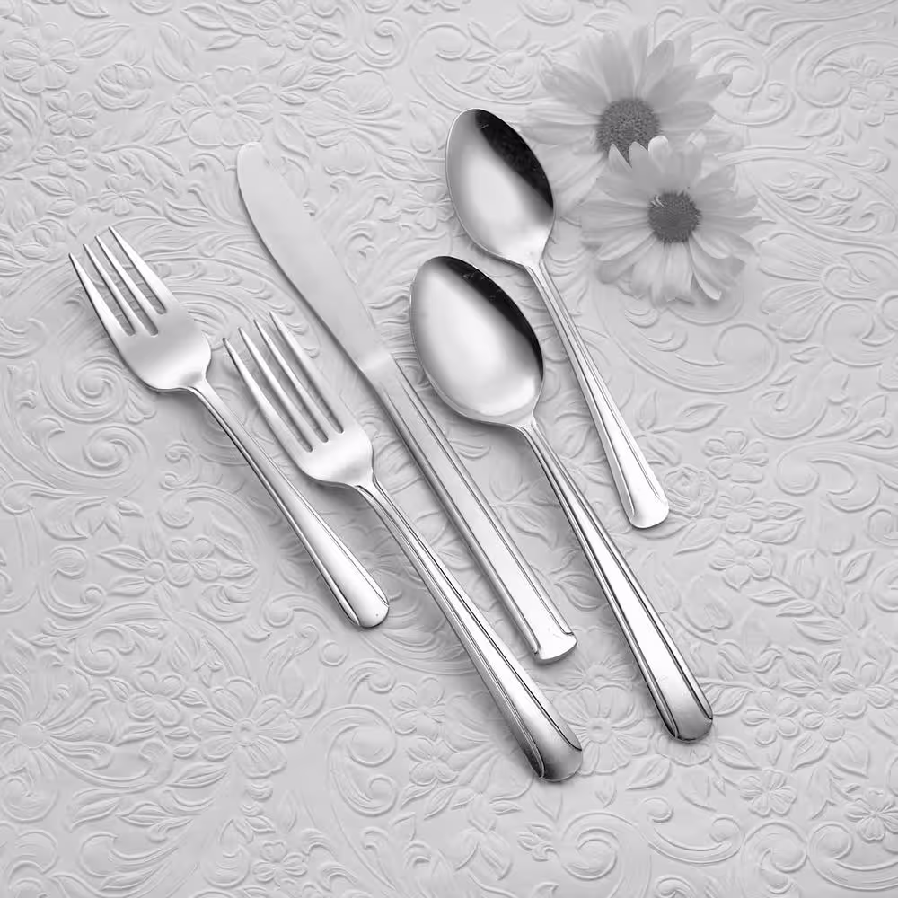 Oneida Dominion III 18/0 Stainless Steel Teaspoons (Set of 36)