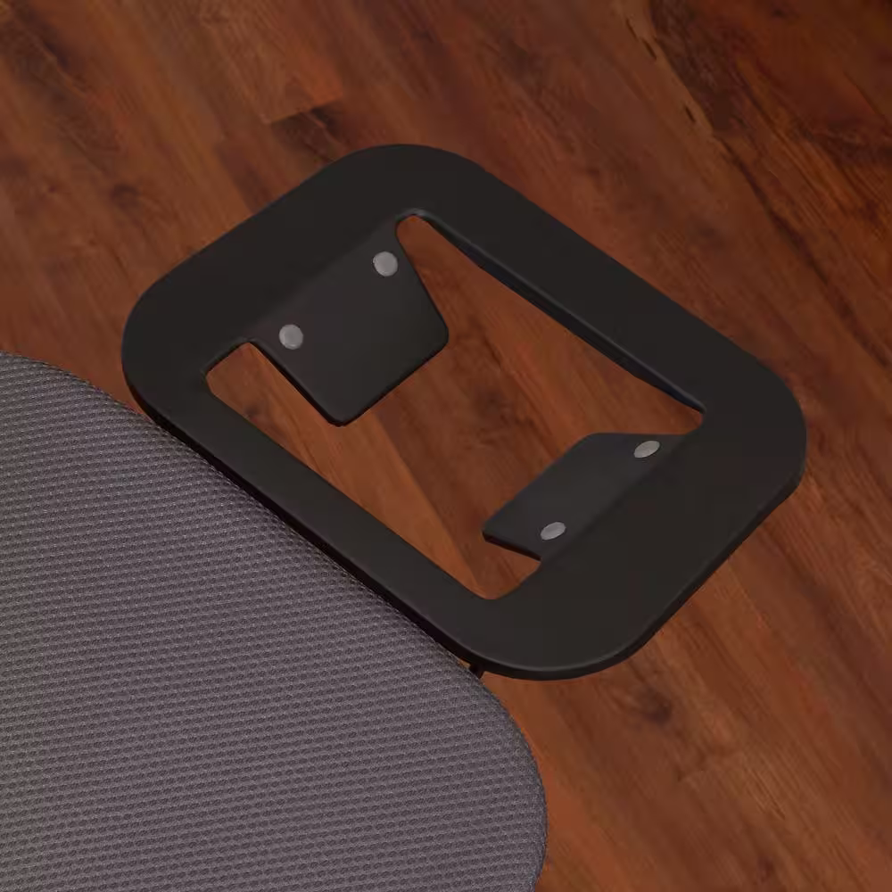 HOUSEHOLD ESSENTIALS Ironing Board with Mesh Steel Top in Matte Black