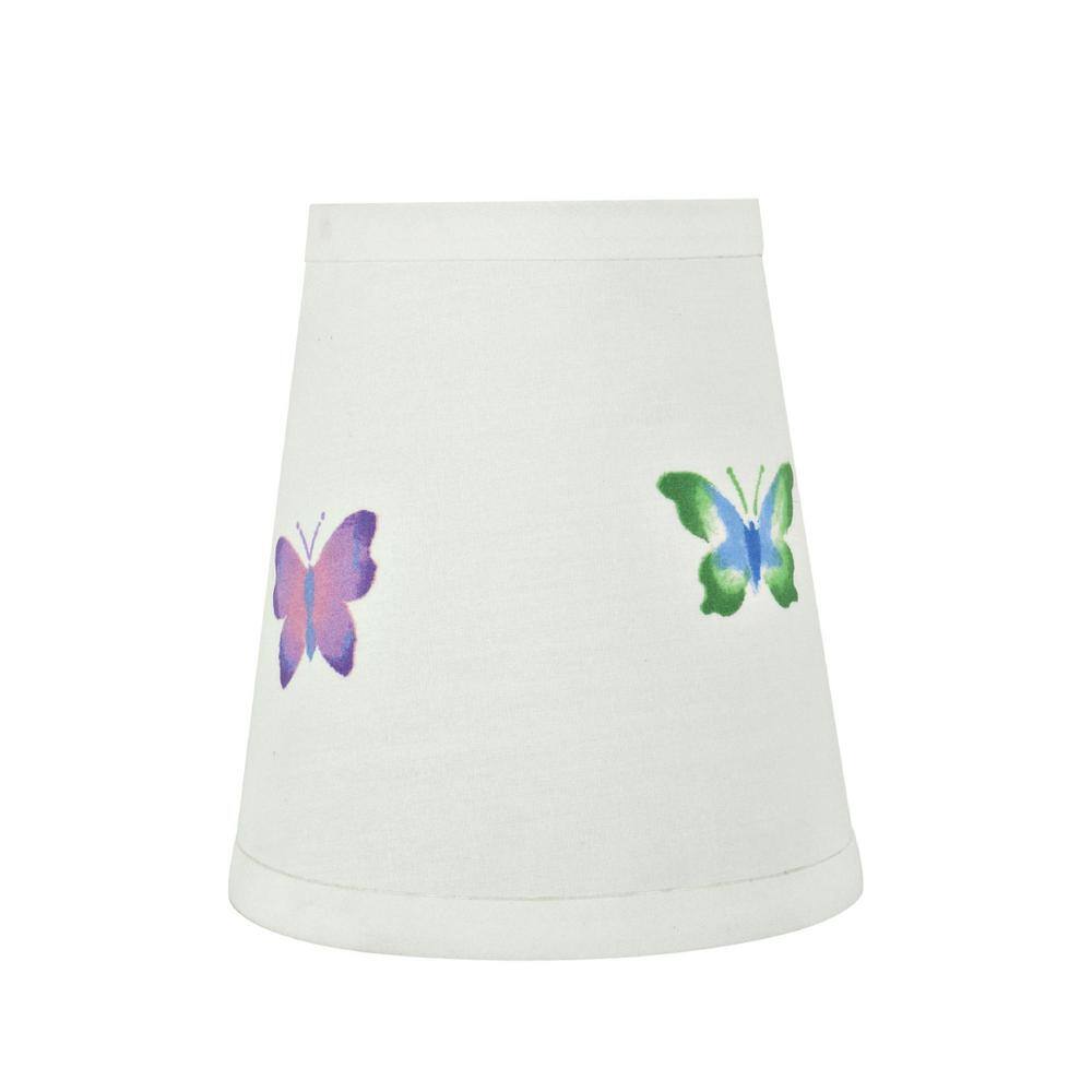 Aspen Creative Corporation 5 in. x 5-1/2 in. White Hardback Empire Lamp Shade (9-Pack)