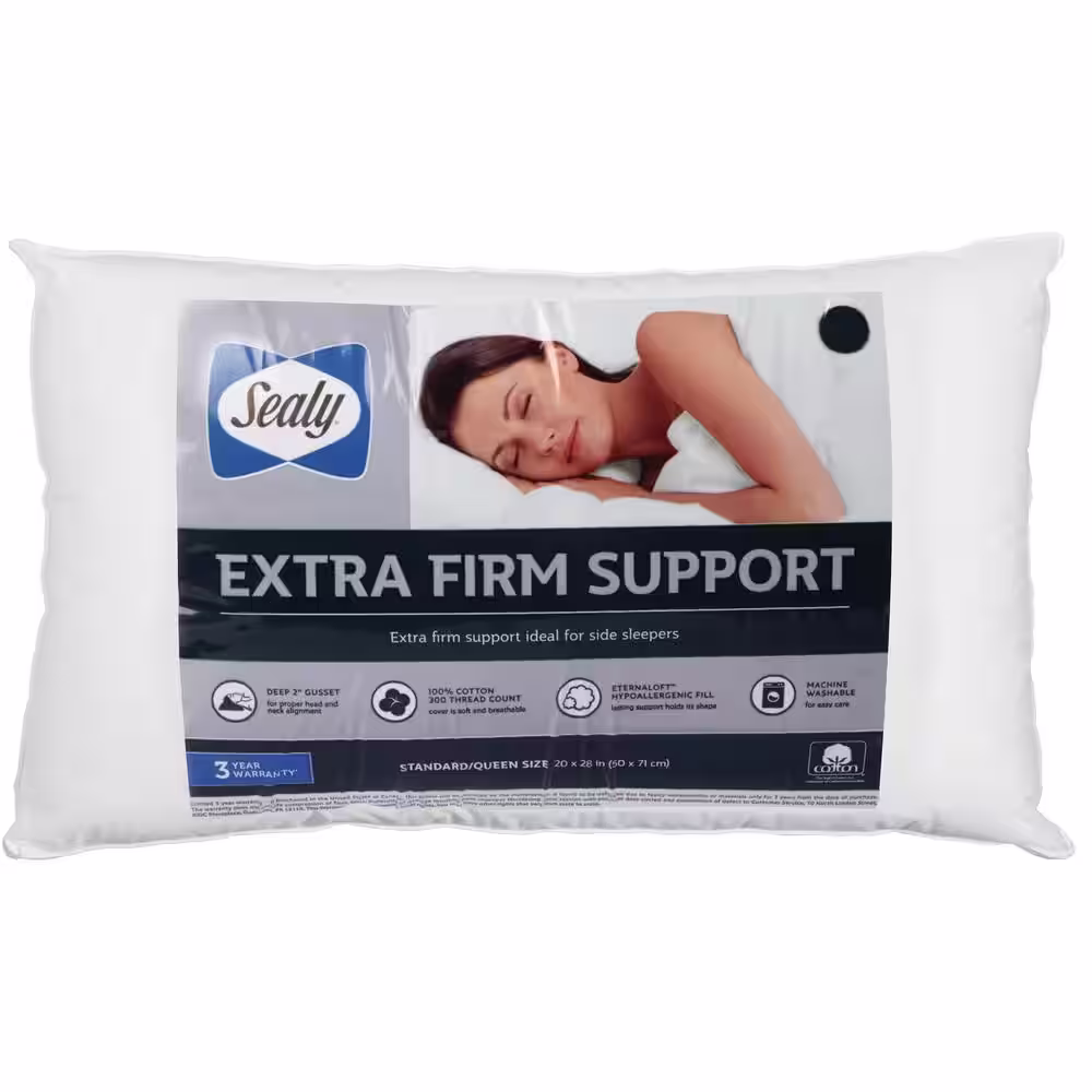Sealy Hypoallergenic Down Alternative King Pillow