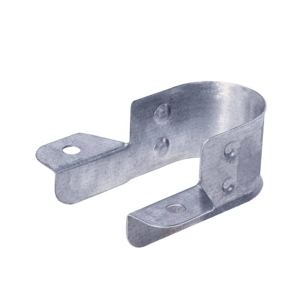 The Plumber's Choice 1 in. CPVC Side Mount Pipe Strap in Galvanized Steel