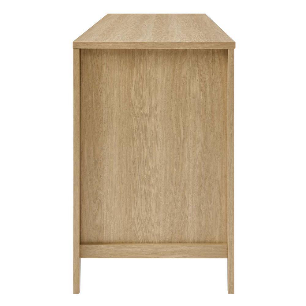 None Soma 63 in. Rectangle in Oak Office Desk