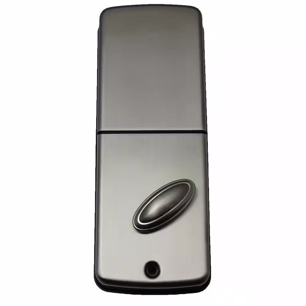 None E-Digital E-910 Satin Nickel Single Cylinder Electronic Keypad Deadbolt