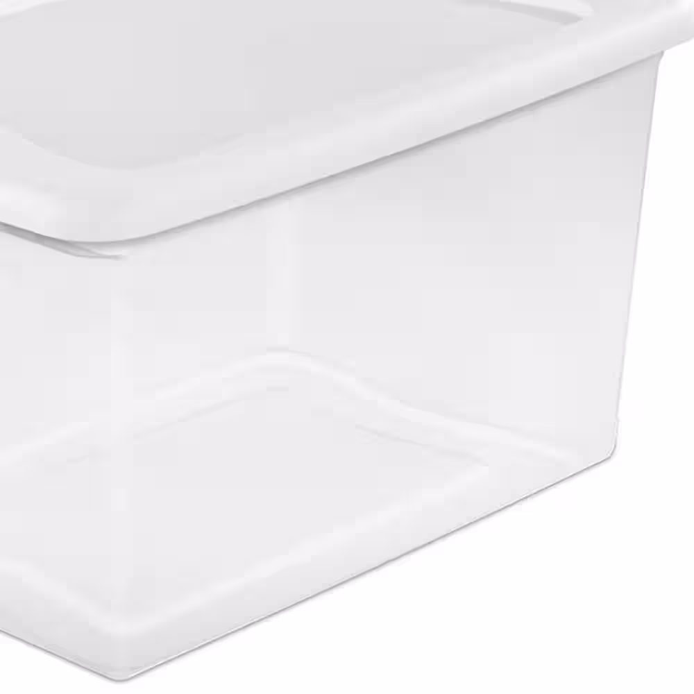 Sterilite 64-Qt. Latching Plastic Storage Box in Clear (18-Pack)
