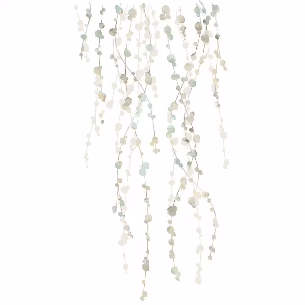 RoomMates 5 in. x 11.5 in. Hanging Vine Watercolor Peel and Stick Wall Decals