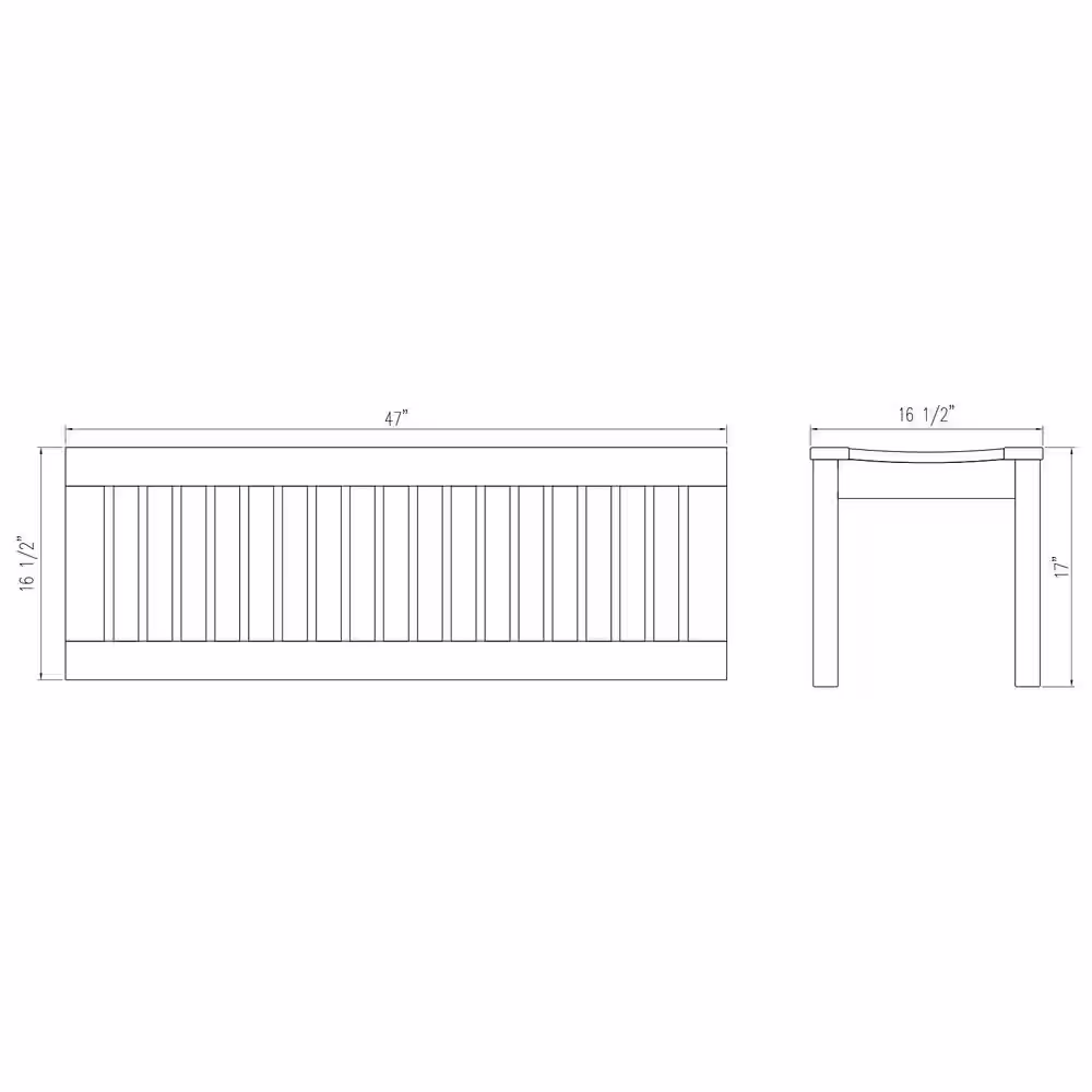 Cambridge Casual Caterina 6 Piece Teak Wood Outdoor Dining Set with Beige Cushion