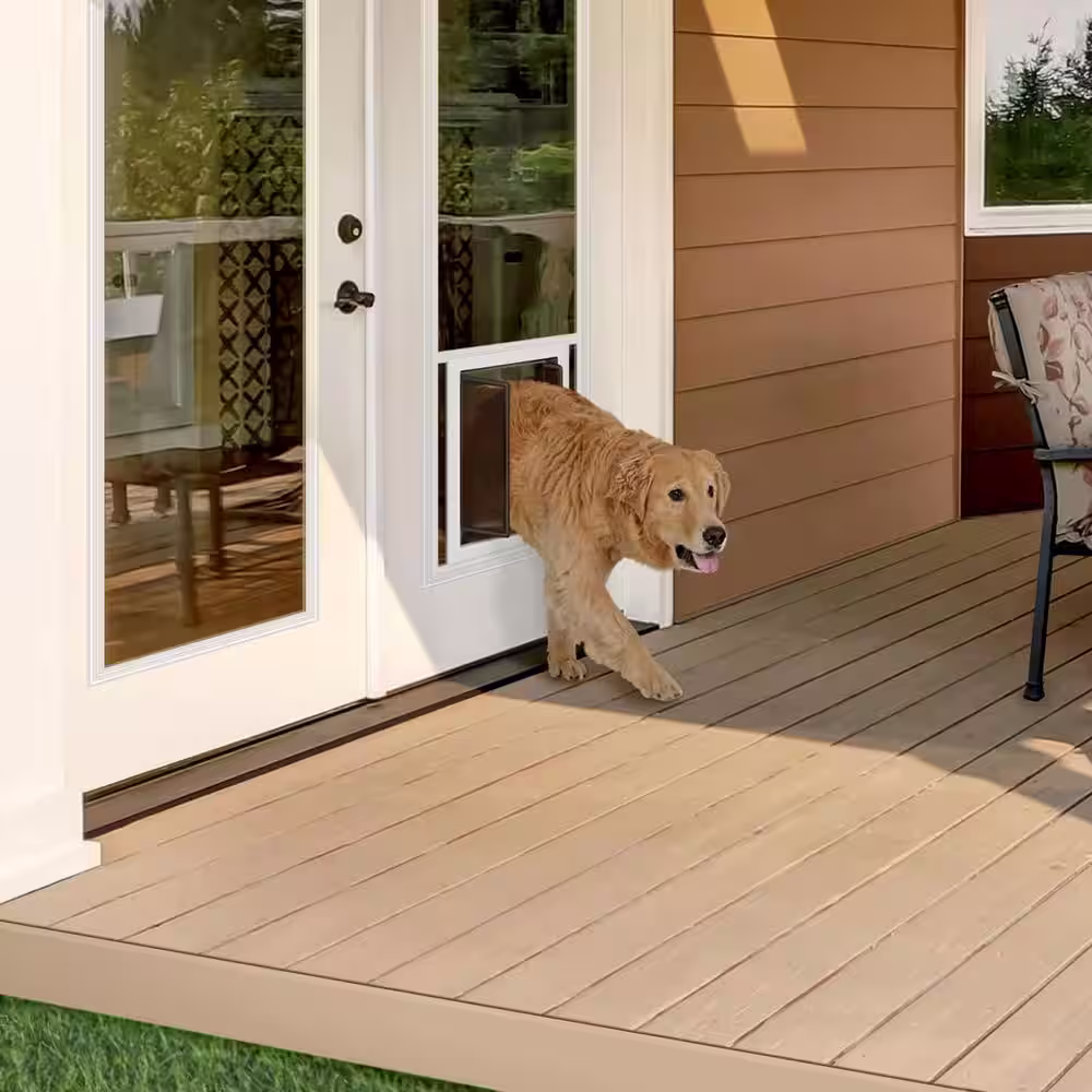 None PlexiDor Dog Door 22 in. x 82 in. Clear Glass Insert for 30 in. x 96 in. or 60 in. x 96 in. French Doors
