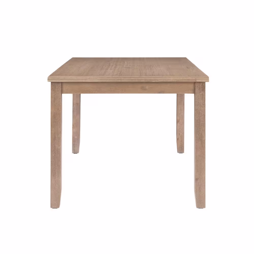 Linon Home Decor Rodman Antique Finish 60 in. x 36 in. x 30 in. H Rectangular Wood Dining Table