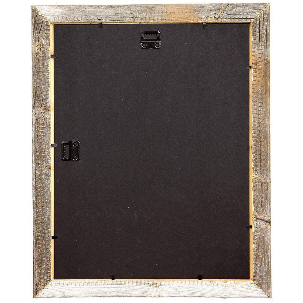 BarnwoodUSA Rustic Farmhouse 12 in. x 18 in. Espresso Reclaimed Picture Frame (1.5 in. Molding)