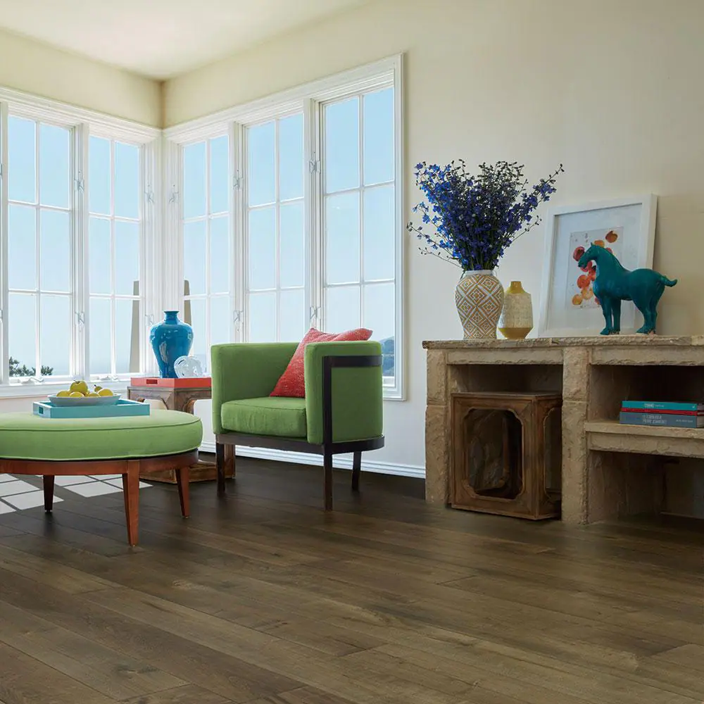 Malibu Wide Plank Pacifica Maple 1/2 in. T x 7.5 in. W Water Resistant Wire Brushed Engineered Hardwood Flooring (23.3 sq. ft./case)