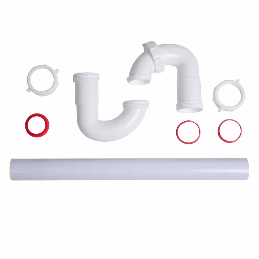 Oatey 1-1/2 in. White Plastic Sink Drain S- Trap