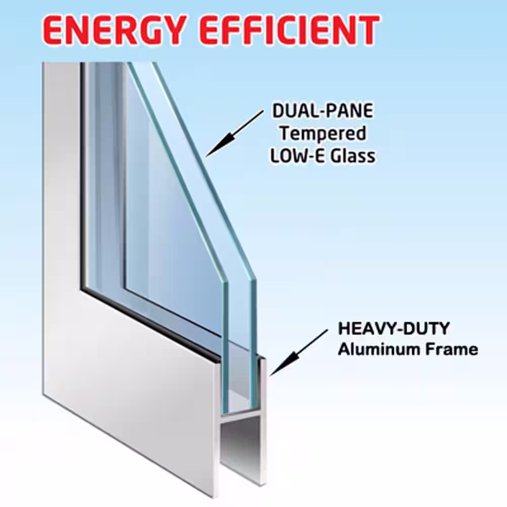 High Tech Pet 10.5 in. x 21.25 in. Weather and Energy Efficient Pet Door with Magnetic Closure for Extra Tall Height Patio Door