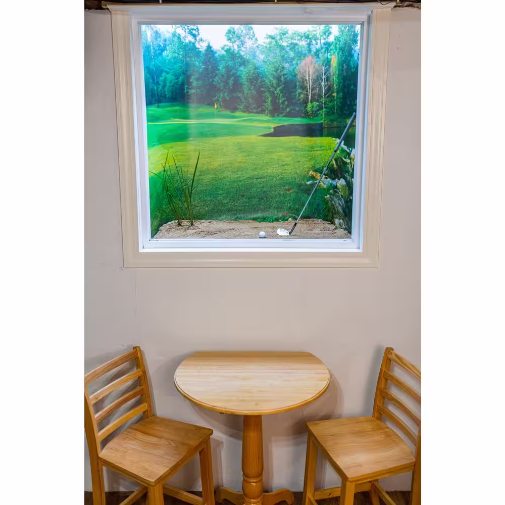 Biggies Ocean View - Weather Proof Scene for Window Wells or Wall Mural - 120 in. x 60 in