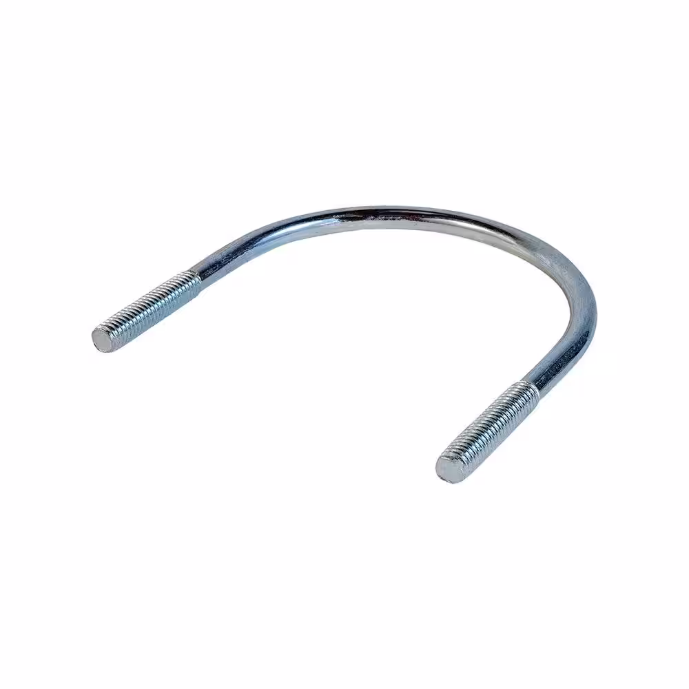 The Plumber's Choice 2-1/2 in. Light-Duty Electro Galvanized Steel U-Bolt Pipe Clamp