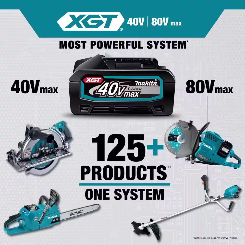 Makita 40V max XGT Brushless Cordless Pin Nailer Kit, 23 Ga., 2.5Ah