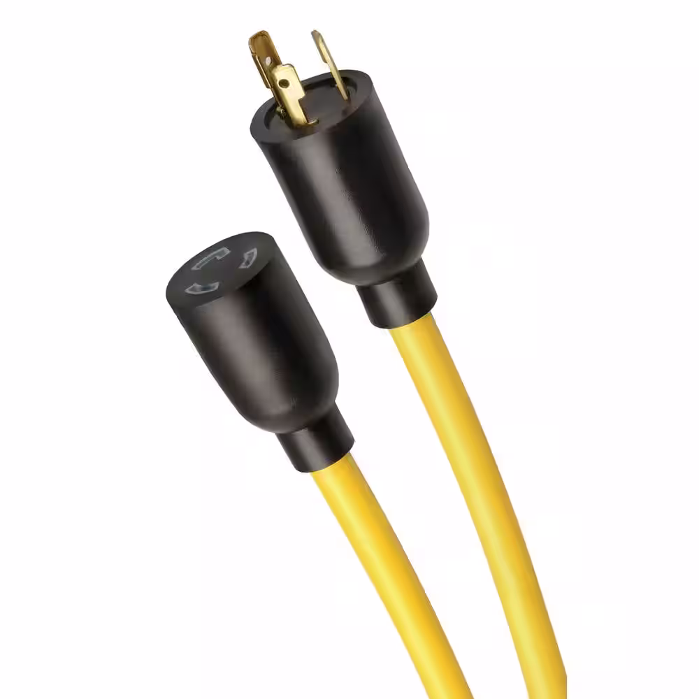 Southwire 50 ft. 12/3 STW 20-Amp Power Distribution Outdoor Heavy-Duty Twist-Lock Generator Extension Cord