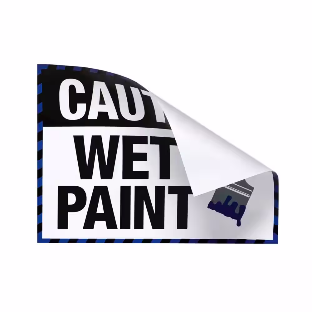 Everbilt 9 in. x 12 in. Plastic Wet Paint Sign