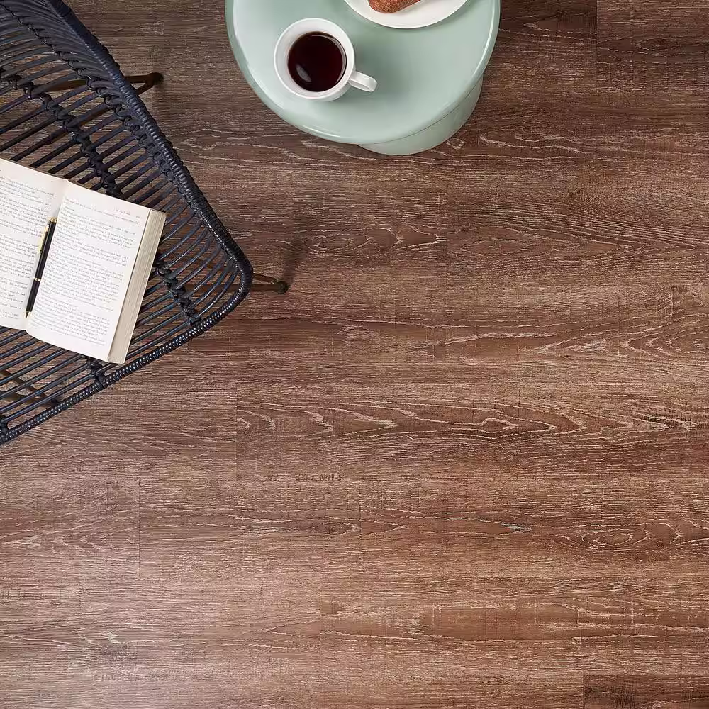 Ivy Hill Tile Revive Metro Oak 6MIL x 6.3 in. W x 48 in. L Glue Down Waterproof Luxury Vinyl Plank Flooring (42.4 sqft/case)