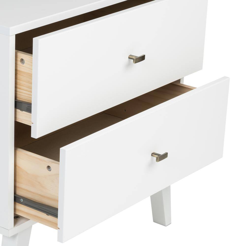 None 6-Drawer Milo Mid Century Modern Dresser