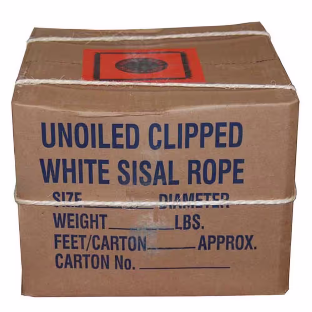 T.W. Evans Cordage 1/4 in. x 1500 ft. Twisted Sisal Rope