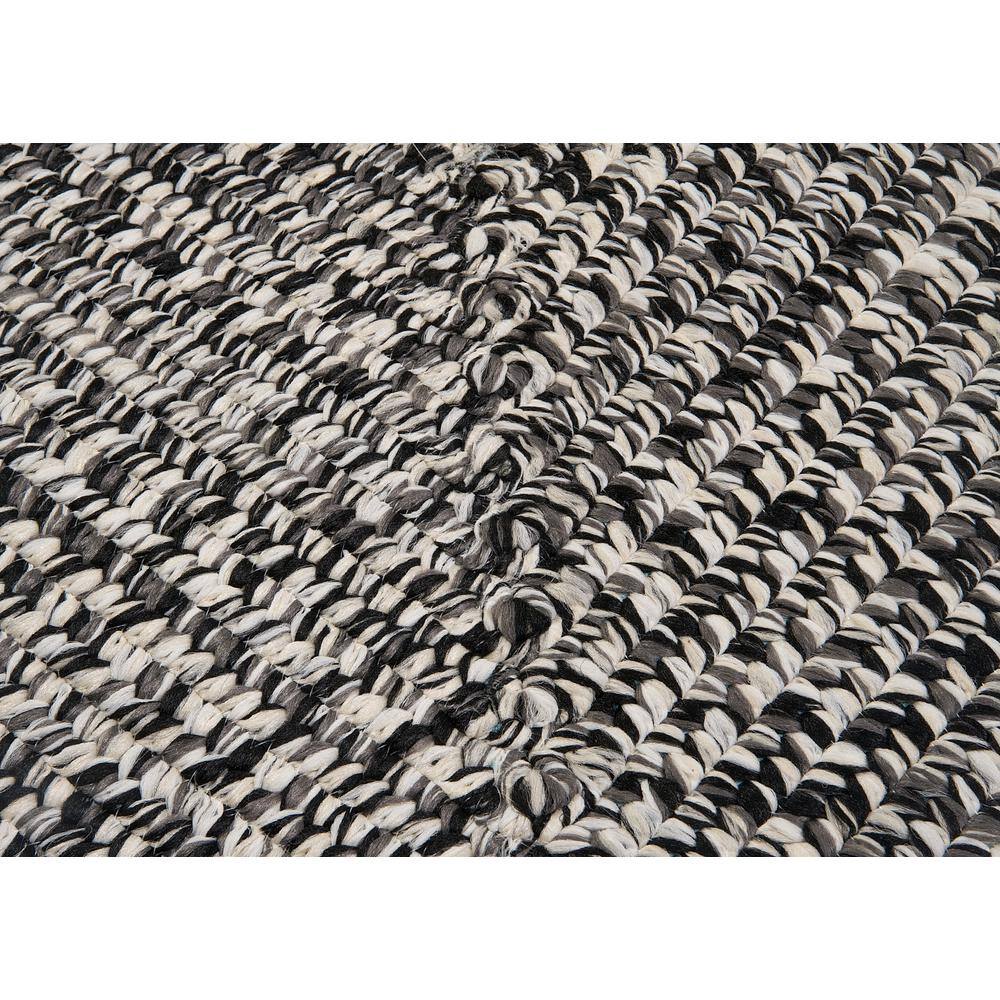 Home Decorators Collection Marilyn Tweed Zebra 4 ft. x 4 ft. Square Braided Rug