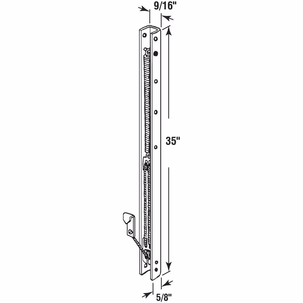 Prime-Line 35 in. Window Block and Tackle Sash Balance
