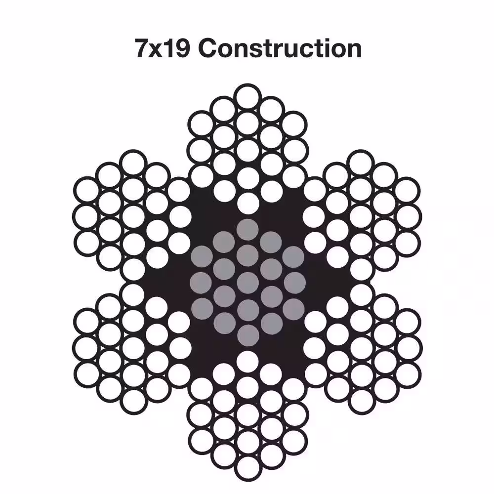 Crown Bolt 1/4 in. x 100 ft. Galvanized Wire Rope