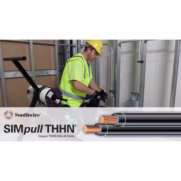 Southwire 500 ft. #12 White THHN Stranded Wire