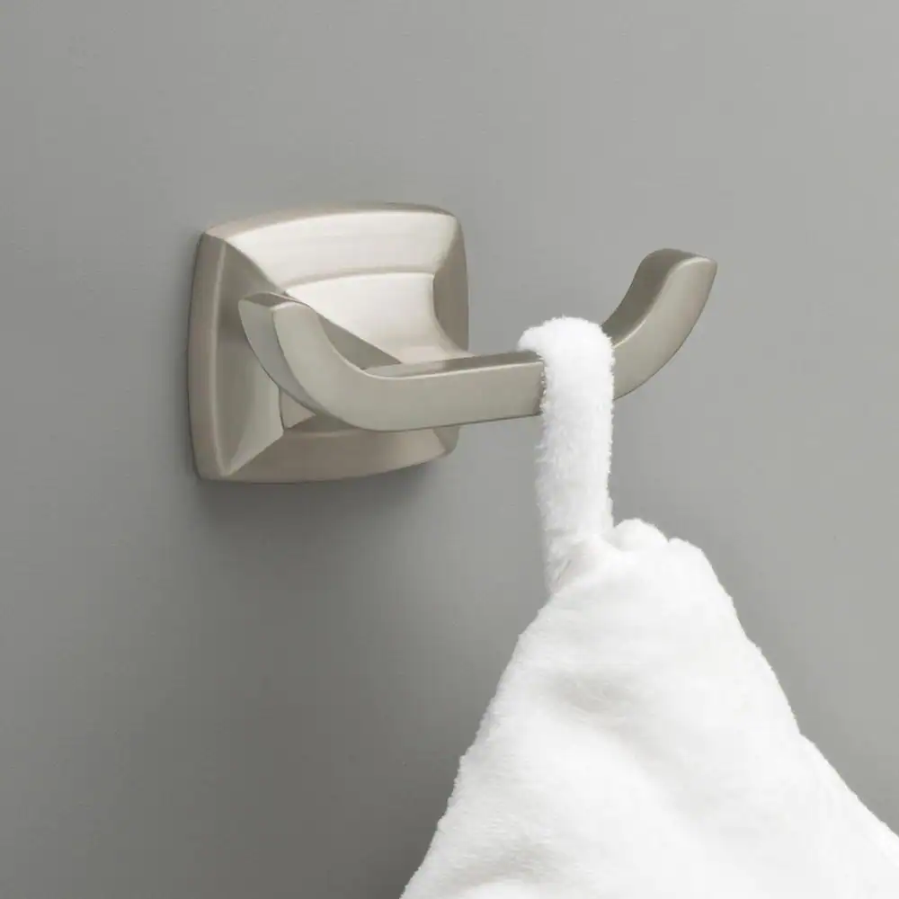 Delta Portwood Towel Hook in SpotShield Brushed Nickel