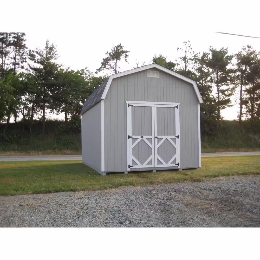 LITTLE COTTAGE CO. Classic Gambrel 12 ft. W x 18 ft. D Wood Shed Precut Kit with 6 ft. Sidewalls without Floor (216 sq. ft.)